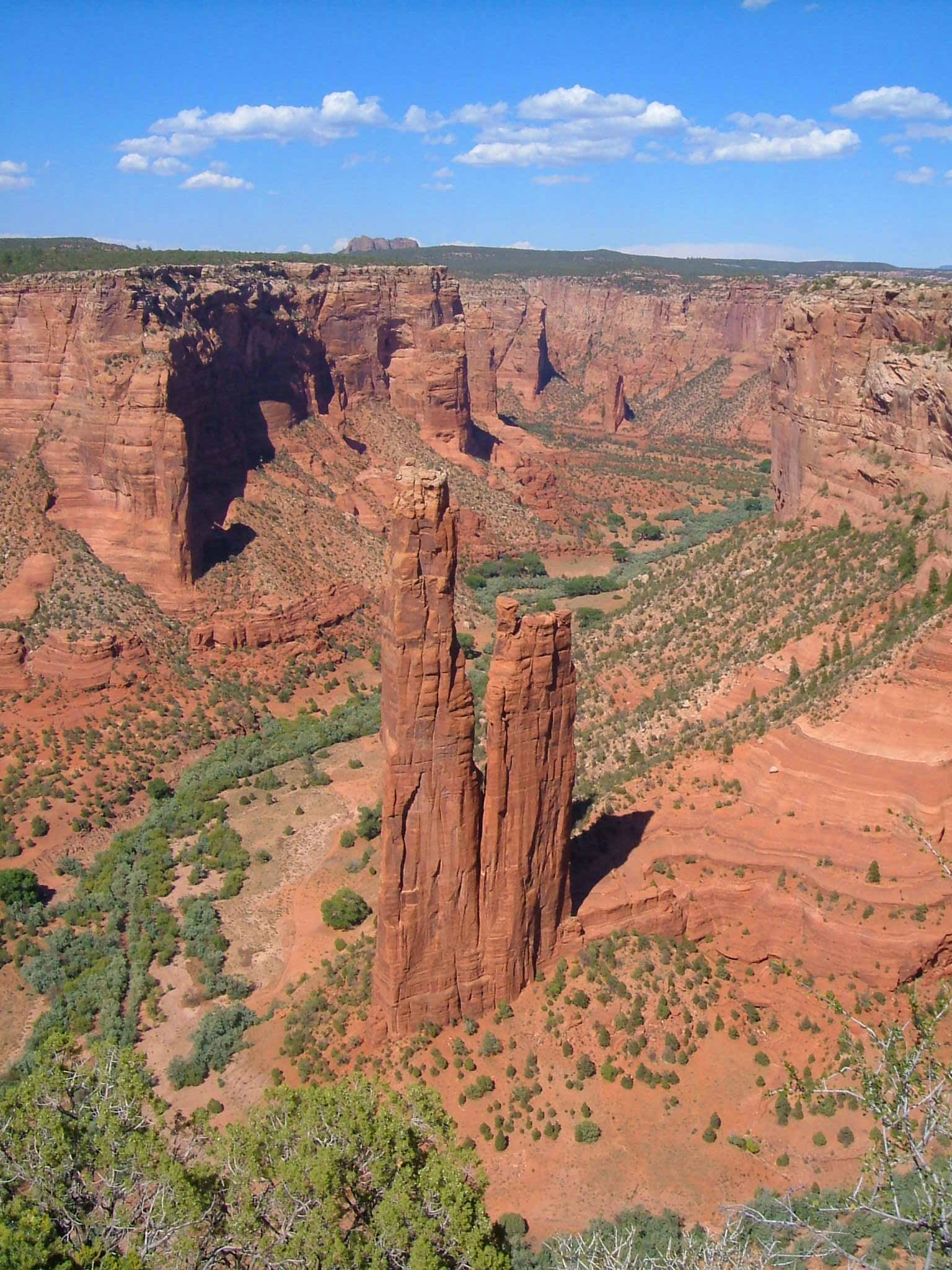Spider Rock spire in Canyon de Chelly National Park, Arizona, USA