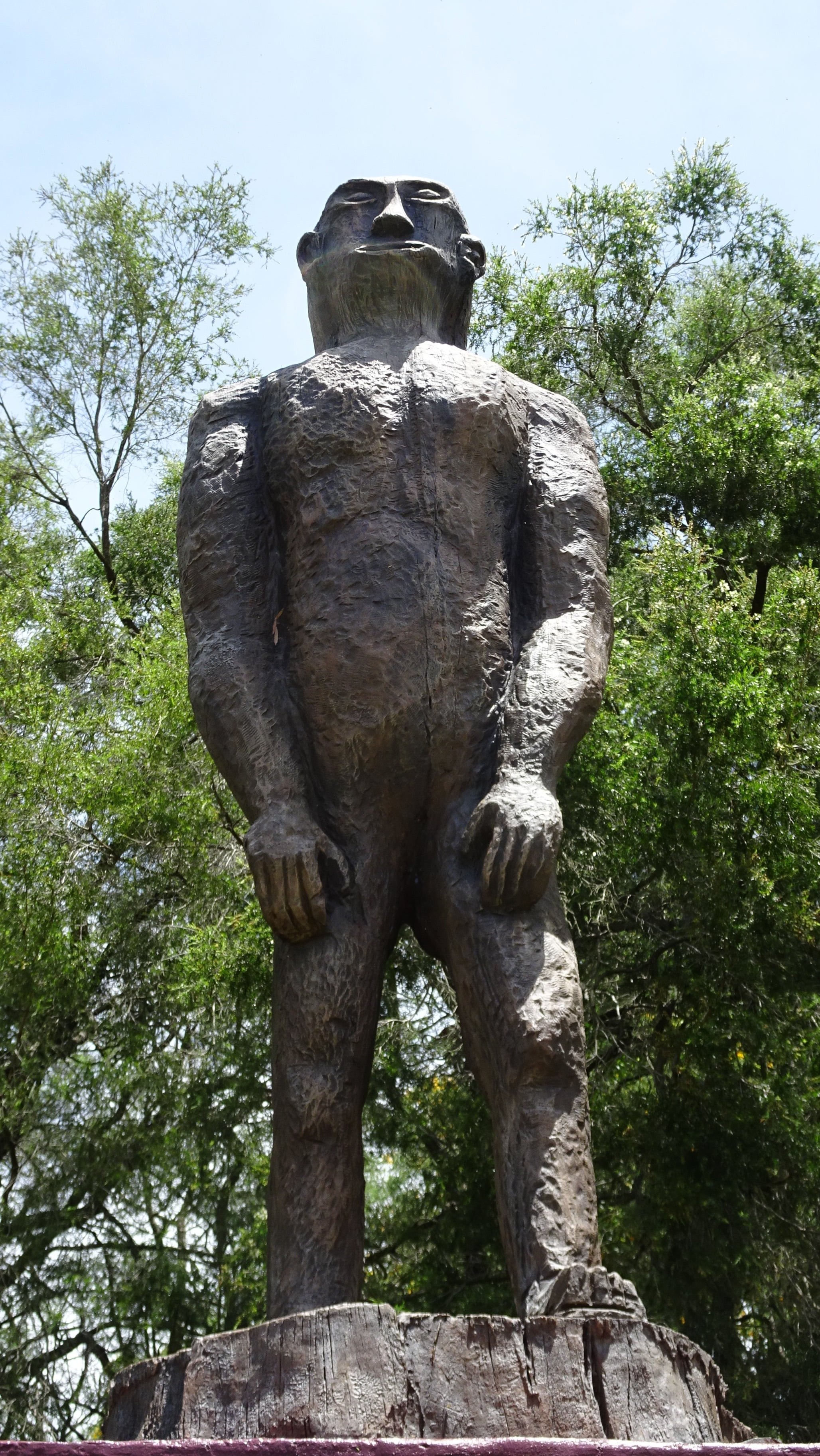 Yowie statue in Kilcoy, Queensland