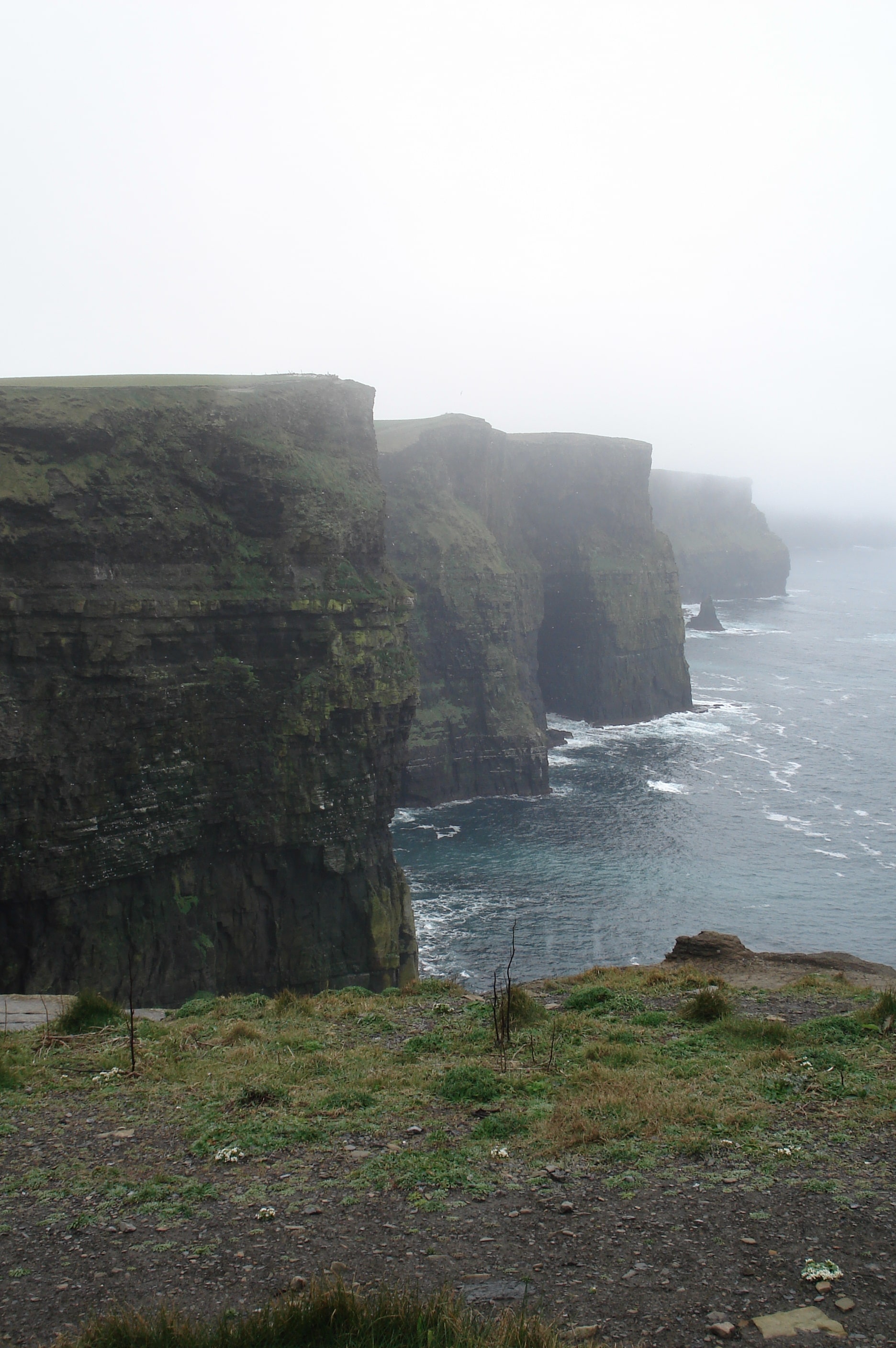 View from lookout at Cliffs of Moher