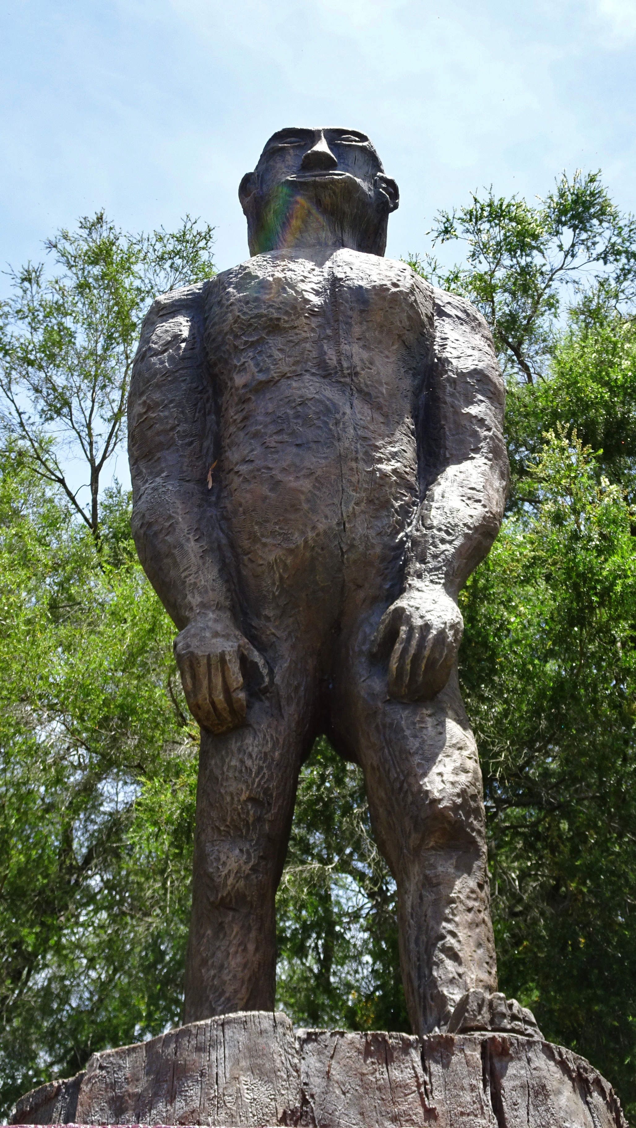 Yowie statue in Kilcoy, Queensland