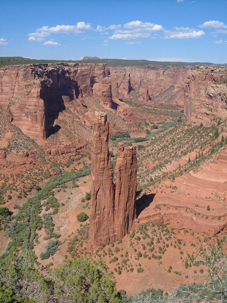 Spider Rock spire in Canyon de Chelly National Park, Arizona, USA